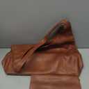 Hobo Bags for Women Retro Vegan Leather Slouchy Tote Shoulder Purses Handbag with A Small Purse