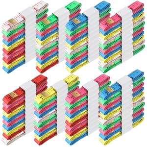 Macarrie 100 Pcs Soft Tape Measure Bulk Double Scale 150 Cm/ 60 Inch Vinyl Body Measuring Tape for Sewing Soft Ruler for Weight Loss Body Measurement Fabric Cloth Tailor Craft, Random Colors