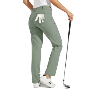 Willit Women's Golf Pants Hiking Pants Quick Dry Lightweight Outdoor Casual Pants with Pockets Water Resistant, Size: 14
