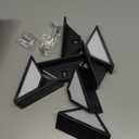 Solar Step Lights for Outside, Solar Stair Lights Outdoor Waterproof, Deck Step Lights for Fence, Patio, Yard, Porch, Front Door, Sidewalk, Garden, Patio Decor (Warm White, 7 Packs)