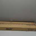 EMART Heavy Duty Backdrop Stand, 10x10Ft Adjustable Pipe and Drape kit with 9.26 LBS Steel Flat Base, Sturdy Metal Diy Photo Background Frame for Parties, Events, Wedding, Photography - Silver