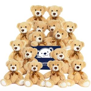 16 Pcs Teddy Bears Bulk Baby Shower Cute Stuffed Animal Toy for Decorations