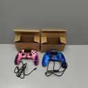 2 Pack Wireless Controller for PS4, Controller for Sony PlayStation 4, Double Shock 6Axis Motion Sensor, Sensitive Touch Pad, Builtin Speaker & 3.5mm Headset Jack, Compatible with PS4/Pro/Slim