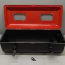 DoubleFill 2 Pcs 10 lb 20lb Fire Extinguisher Cabinet Box with Internal Rope Fastening and External Latch Sturdy Plastic Holder Case Vandal-Resistant Weatherproof Protect Outdoor (33 x 12 x 10 in)