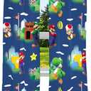 Franco Kids Room Window Curtains Drapes Set, 82 in x 84 in, Super Mario