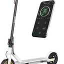 Electric Scooter for Adults, 350W/500W Motor, 16-22 Miles Range, 8.5"/10" Solid Tires, Dual Braking & Suspension, Folding Portable Commuting E-Scooter with App