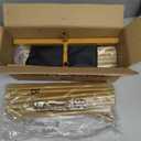 Metal Arch Backdrop Stand 7.2FT+6FT Wedding Arch Backdrop Stand Set of 2 Gold Arch Backdrop Stand for Valentines Day Party Wedding Ceremony Baby Shower Birthday Floral Balloon Decration