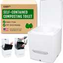 Cuddy Composting Toilet – Odorless, Waterless & Self-Contained for RVs, Vans, Boats, Tiny Homes & Off-Grid | 3.9 Gal, 12V Fan, Carbon Filter, No Chemicals, Easy Clean