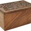 Pet Ashes Box - Wooden Pet urn - Cremation urn Box - Small wooden urn - Pet Burial box for cat ashes - dog urn - Wood Urn for Human Ashes