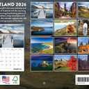 Scotland Calendar 2026 Scottish Gifts Monthly Wall Calender 12 Month | American Made In The USA