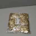 Gyufise 30Pcs Foil Firework Cupcake Toppers Happy Birthday Cake Toppers Sparkle Tinsel Flower Drink Stirrers Cocktail Food Fruit Toothpicks for Valentine's Day Party Supplies Gold