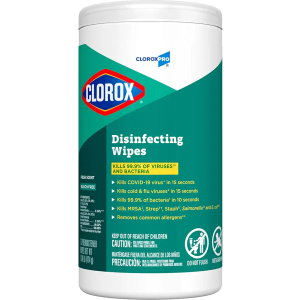 CloroxPro Clorox Disinfecting Wipes, Fresh Scent, 75 Count (6 Pack)