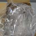 48 Pcs 2026 Christmas Clear Round Frame Ornaments with Red Ribbon, Acrylic Blank Round Photo Frame Bulk, Hanging Photo Ornaments for Christmas Tree Decoration (Classic Style)