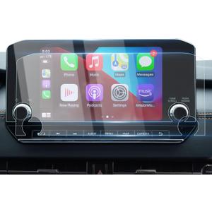 Karltys [Upgrade 2 Pack Mitsubishi Outlander 2022-2024 Screen Protector 9-Inch [No Glare & Fingerprint] for Models SE SEL Black Edition Touchscreen Tempered Glass Outlander Accessories