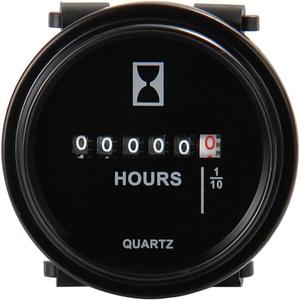 Mechanical Hour Meter Gauge - AIMILAR Professional Engine Hourmeter DC 8-80V for Boat Auto ATV UTV Snowmobile Lawn Tractors Generators (DC8-80V)
