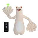 CPWVKI Cute Cartoon Animal Bear Plush Stuffed Doll Palm Hug Patting Toy for Birthday Gift Party Decors