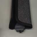 Heated Floor Mat Under Desk for Foot Warmer - Wider 110V Adjustable Temperature Electric Space Heaters Heating Pad - Carbon Crystal & Energy Saving Feet Warmers for Office,Home (Black Gray)