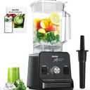 Aeitto Blender with 1500-Watt Motor, 68 Oz Large Capacity Blenders for Kitchen, Countertop Professional Blenders for Ice Crush, Frozen Drinks, Black