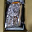 TRQ Driver and Passenger Side Headlight Assembly Set Compatible with 20122015 Honda Pilot