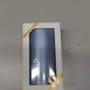 HUIHUANG Dusty Blue Satin Ribbon 4 inch Wide Double-Faced Dusty Blue Big Fabric Ribbon for Wedding Chair Sashes Large Bows Making Sewing Crafts Flower Bouquet Wrap Party Decor -Continuous 10 Yards