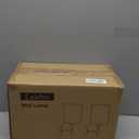 Battery Operated Wall Sconces Set of Two, Wireless Battery Wall Lamp with Remote Control, 12 Colors RGB Magnetic Bulb, Rechargeable Black Wall Sconce for Bedroom Living Room Hallway (14 inch B10)