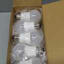 Energetic Light Bulbs 60 Watt Equivalent, A19 Warm White LED Light Bulbs, 15000 Hrs E26 Base, 8.5W, 800LM, 3000K Light Bulb, ETL Listed, Non-Dimmable, 20 Pack