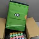 Battle Golf Chipping Game,Upgrade 80x80 Large Chipping Mat,Play Outdoor Sticky Golf for Adults,Unique Multiplayer Indoor Outdoor Friends Family Yard Target Game