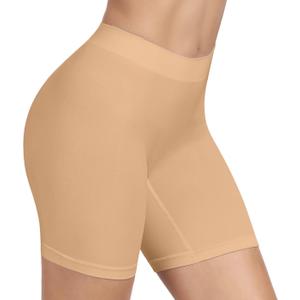 BESTENA Slip Shorts Womens Comfortable Seamless Smooth Slip Shorts for Under Dresses(Nude, XX-Large)