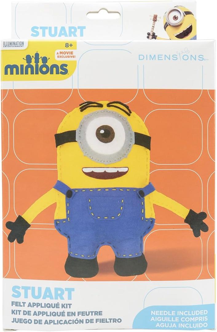Dimensions Needlecrafts 72-74480 Minions Stuart Felt Applique Kit