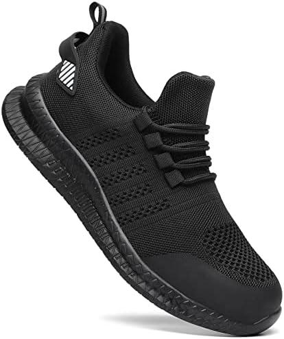 Steel Toe Shoes for Men and Women Comfortable Lightweight Work Safety Shoes Puncture Proof Slip Resistant Indestructible Sneakers Construction Work Utility, Size: 11 Women/9.5 Men