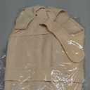 Fit Geno Back Brace Posture Corrector for Men & Women: Shoulder Straightener Adjustable Full Back Support Pain Relief - Scoliosis Hunchback Spine Corrector (Small/Medium), (Beige)