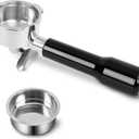 51mm Stainless Steel Portafilter with Double Spouts, 3 Ears Portafilter Compatible for CASABREWS CM5418, 3700Essential, 3700Pro and Mr. Coffee Espresso and Cappuccino Machine