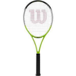 Wilson Blade Feel RXT 105 Tennis Racket, Aluminium, Head-Light (Grip-Heavy) Balance (Grip Size 3 - 4 3/8", Green/Grey)