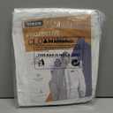 Hazmat Suit Disposable Coverall | Heavy Duty Full Body Paint Coverall & Suit in 7 Sizes with Multiple Specifications With Hood - 4X-Large, White, 1