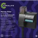Coralife Aquarium Fish Tank Marine Salt Water Filter And Protein Skimmer, Up to 30 Gallons