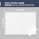 Heavy Duty Underpads 40"X60" Super Sized Chucks Pads 270 Grams Disposable Bed Pads with Strength Cloth Backing Extra Absorption Pads for Incontinence (100X152CM, 15 Count, Discreet Packaging)