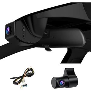 KuTaiTai Front 4K + Rear 1080P Dash Cam fit for Honda Civic 2022 2023 2024 2025 Si Type R Hatchback XL Sport SE EX_L Touring 1.5 2.0T (Black), OEM Look, Easy to Install, Parking Monitor, 128GB