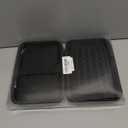 Shockproof Hard Shell Carrying Case for GPS, External Hard Drive, Power Bank, Charger, Cable, Heart Monitor, Cell Phone, Electronic Accessories - Larger Capacity Storage Pouch Travel Bag (Black)