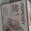 Momcozy Air 1 Wearable Breast Pump, Ultra-Slim Hands-Free Breast Pump with Wireless Charging Case, Top-View Visible, App Control, Auto Mode Switching, Milk Tracking & Full-Collector Alerts, 6oz