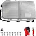 265-850 Upgraded aluminum Oil Pan 8 Speed Automatic Transmission with Magnetic Drain Plug &Gasket&Filter fit for Ram 1500 2500 3500 & Jeep Grand Cherokee & Dodge Charger, Charger & Chrysler 300