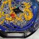 Snow-Chains Auto Fixing 1 Min Quick Fit Easy Installation Tire-Chains, Portable Reusable Universal Emergency Tire Traction Chain for Passenger Car, Pickup Trucks and SUV - Set of 2 (HKN-160)