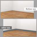 Flexible Baseboard Molding Trim 6" x 100 ft, Self-Adhesive Vinyl Wall Base Cove Base, Peel and Stick Rubber Wall Base Molding Trim - Gray