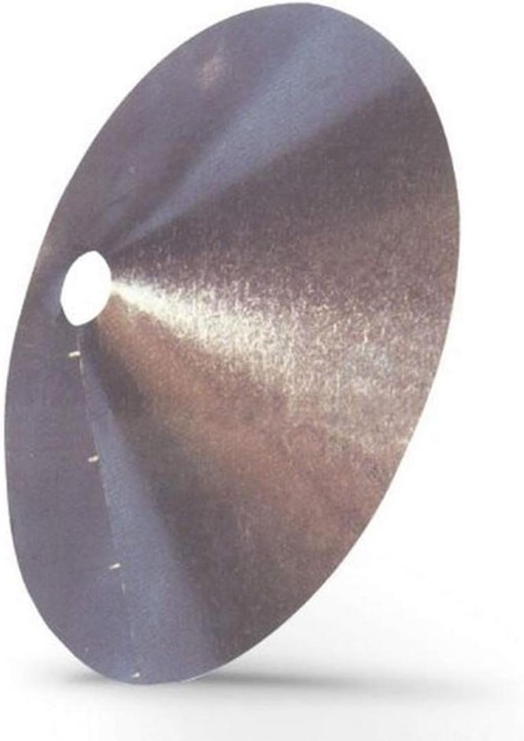 American Hunter Traditional Durable Galvanized Metal Versatile Adjustable Feeder Funnel Fits Most 30, 35, & 55 Gallon Barrels