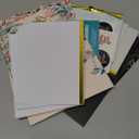 Decorably 24 Pack Gold Foiled 6x4in Happy New Year Cards with Envelopes and Stickers, 8 Elegant Design Happy New Year Greeting Cards with Printed Message Inside