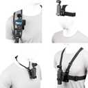 PellKing 4in1 DJI Osmo Pocket 4 3 Accessories Kit,Chest Mount Harness,Neck Holder,Head Strap,Backpack Strap Mount for DJI Osmo Pocket 4 3 Camera,with Expansion Adapter