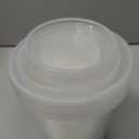 6/8/10 Inch Large Clear Nursery Pots with Drainage, 24 Pack Plastic Plant Pots for Seedlings Flowers Succulents Vegetable, Indoor Outdoor Gardening (6/8/10 Inch-24Pack)