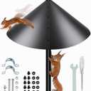 19 Inch Squirrel Baffle, Large Squirrel Proof Cone Guard Blocker, Outdoor Pole Mount Squirrel Deterrent for Bird Feeder Pole & Bird House, Wild Bird Feeder Accessories