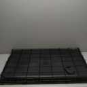 MidWest Homes for Pets 36-Inch iCrate Folding Dog Crate with Divider Panel, Leak-Proof Tray & Secure Latches  Metal Wire Kennel for Medium Large Breeds  Portable, Durable & Easy to Assemble (Black)