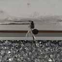 Crystal Crush Diamond Mirror-40 x28 Silver Mirror, Gorgeous Wall Mirror, Rectangle Mirrors for Wall Bathroom, Bedroom, Dining Room and Living Room