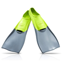 Speedo Unisex-Adult Swim Training Fins Rubber Long Blade, XS
